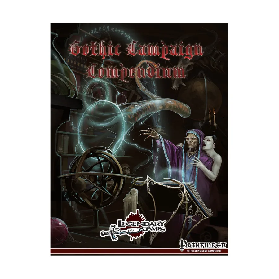 Gothic Campaign Compendium w/PDF, Pathfinder 1st Edition - Rulebooks, Sourcebooks & Supplements (Legendary Games), твердый переплет
Gothic Campaign Compendium w/PDF, Pathfinder 1st Edition - Rulebooks, Sourcebooks & Supplements (Legendary Games), твердый переплет