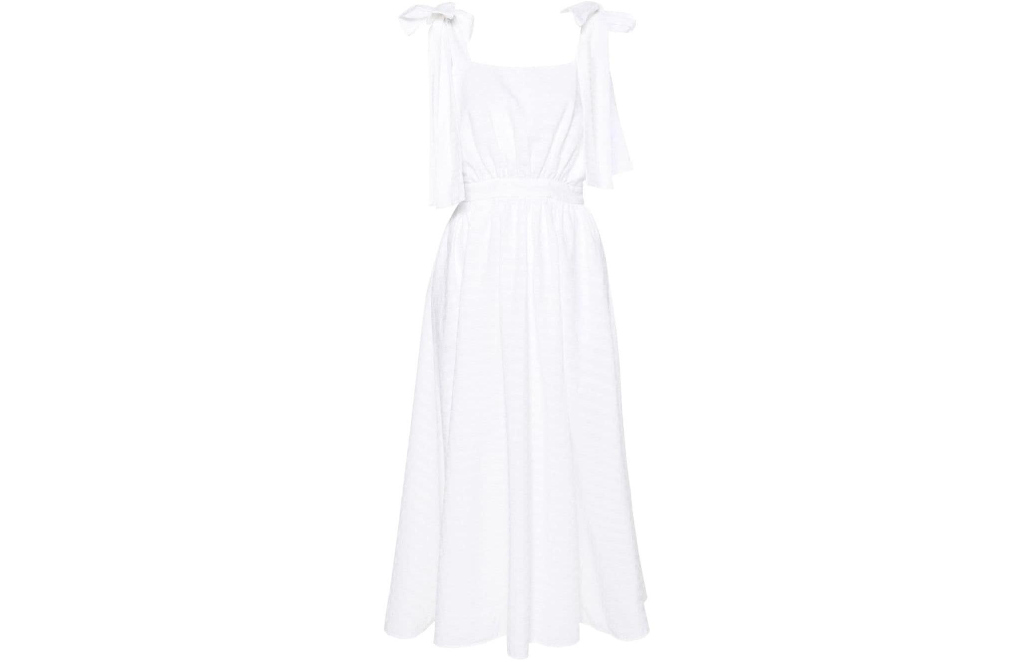 Платье миди с бантом MSGM, белый
Платье миди с бантом MSGM, белый