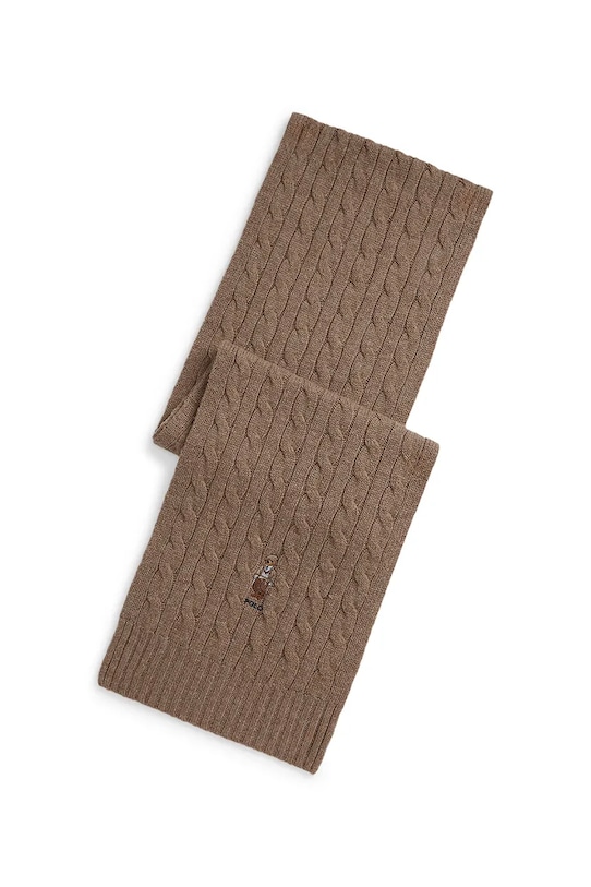 Шерстяной шарф Polo Ralph Lauren, коричневый
Шерстяной шарф Polo Ralph Lauren, коричневый
