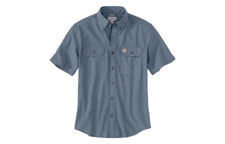 Мужская рубашка средней длины Carhartt, серый синий
Мужская рубашка средней длины Carhartt, серый синий