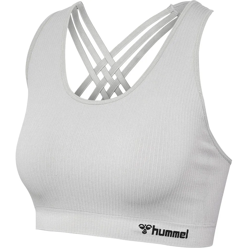 Спортивный топ Hummel MT Rest seamless, серый 
Спортивный топ Hummel MT Rest seamless, серый