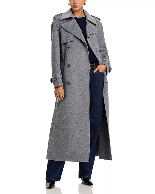 Длинное двубортное пальто Руми Simkhai, серый
Длинное двубортное пальто Руми Simkhai, серый