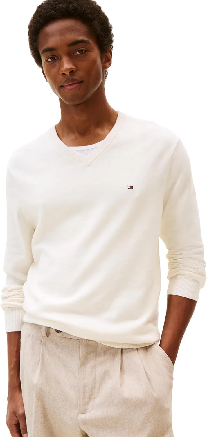 Толстовка Tommy Hilfiger мужская хлопковая V-образный вырез
Толстовка Tommy Hilfiger мужская хлопковая V-образный вырез