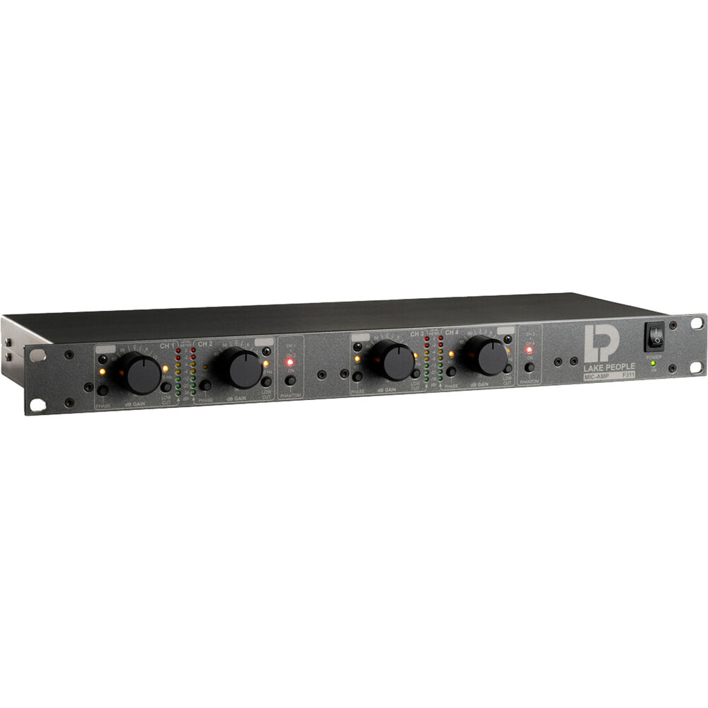 Микрофонный предусилитель LAKE PEOPLE MIC-AMP F311-Q 4-Channel Microphone Preamp F311 Q
Микрофонный предусилитель LAKE PEOPLE MIC-AMP F311-Q 4-Channel Microphone Preamp F311 Q