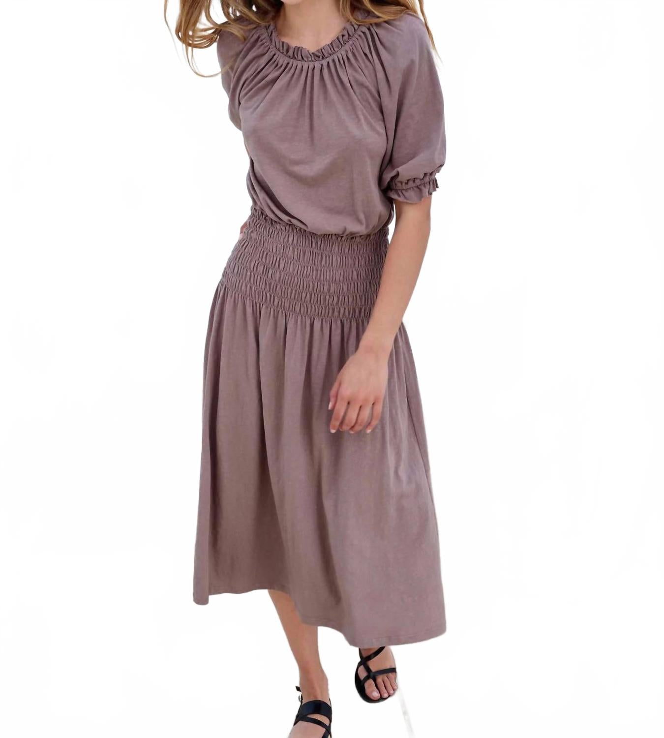 Смокинговое миди-платье в цвете тауп Sundry, Taupe
Смокинговое миди-платье в цвете тауп Sundry, Taupe