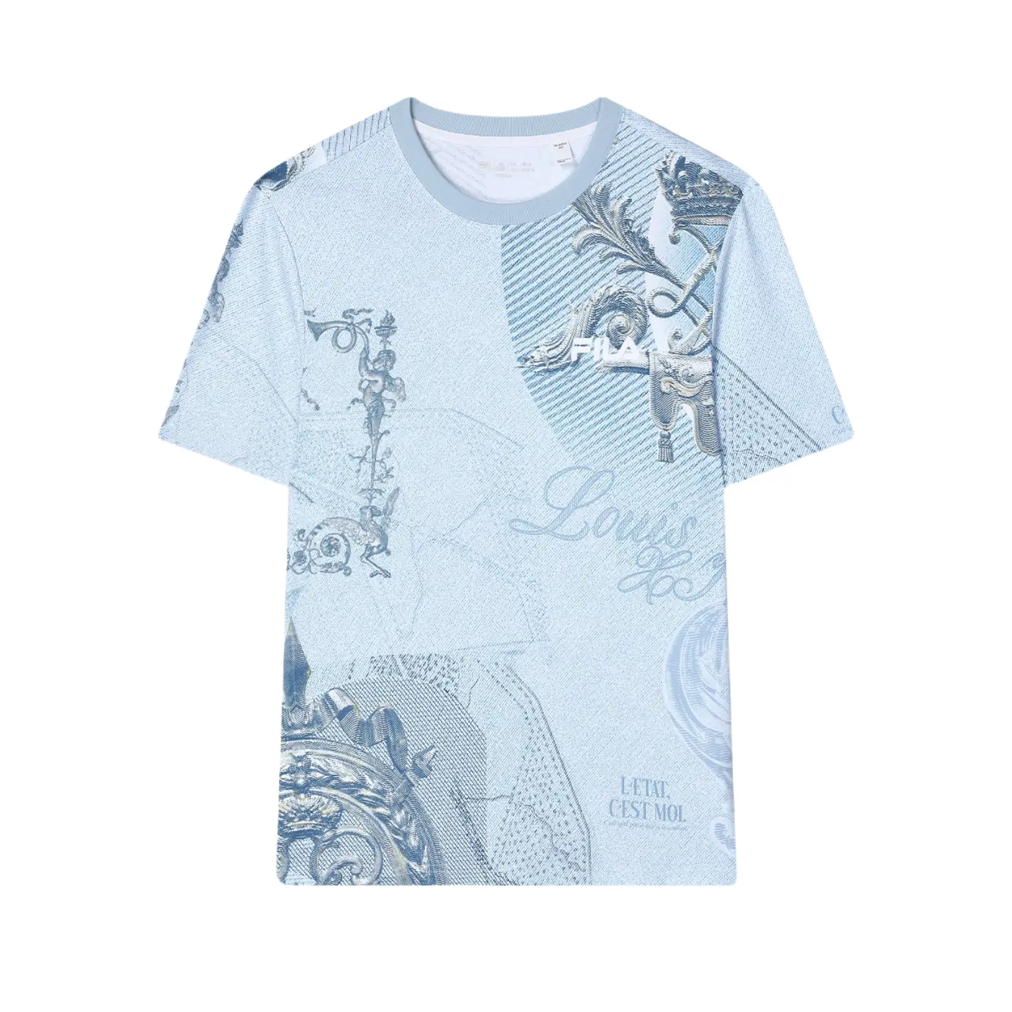 Футболка мужская небесно-голубая Fila, голубой
Футболка мужская небесно-голубая Fila, голубой