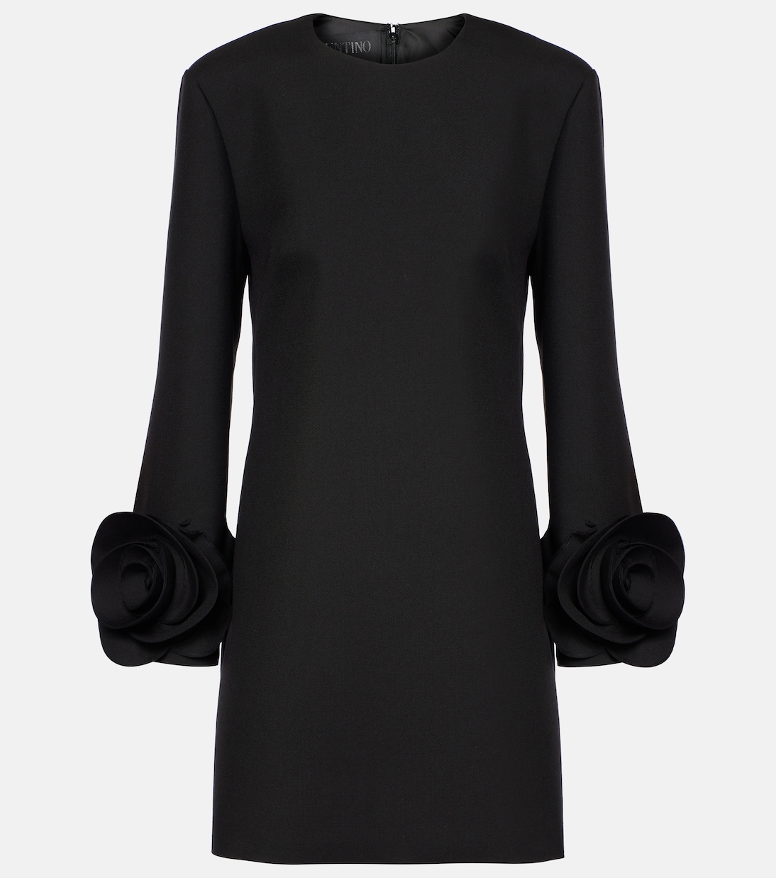 Мини-платье Crepe Couture с цветочной аппликацией Valentino, Nero
Мини-платье Crepe Couture с цветочной аппликацией Valentino, Nero