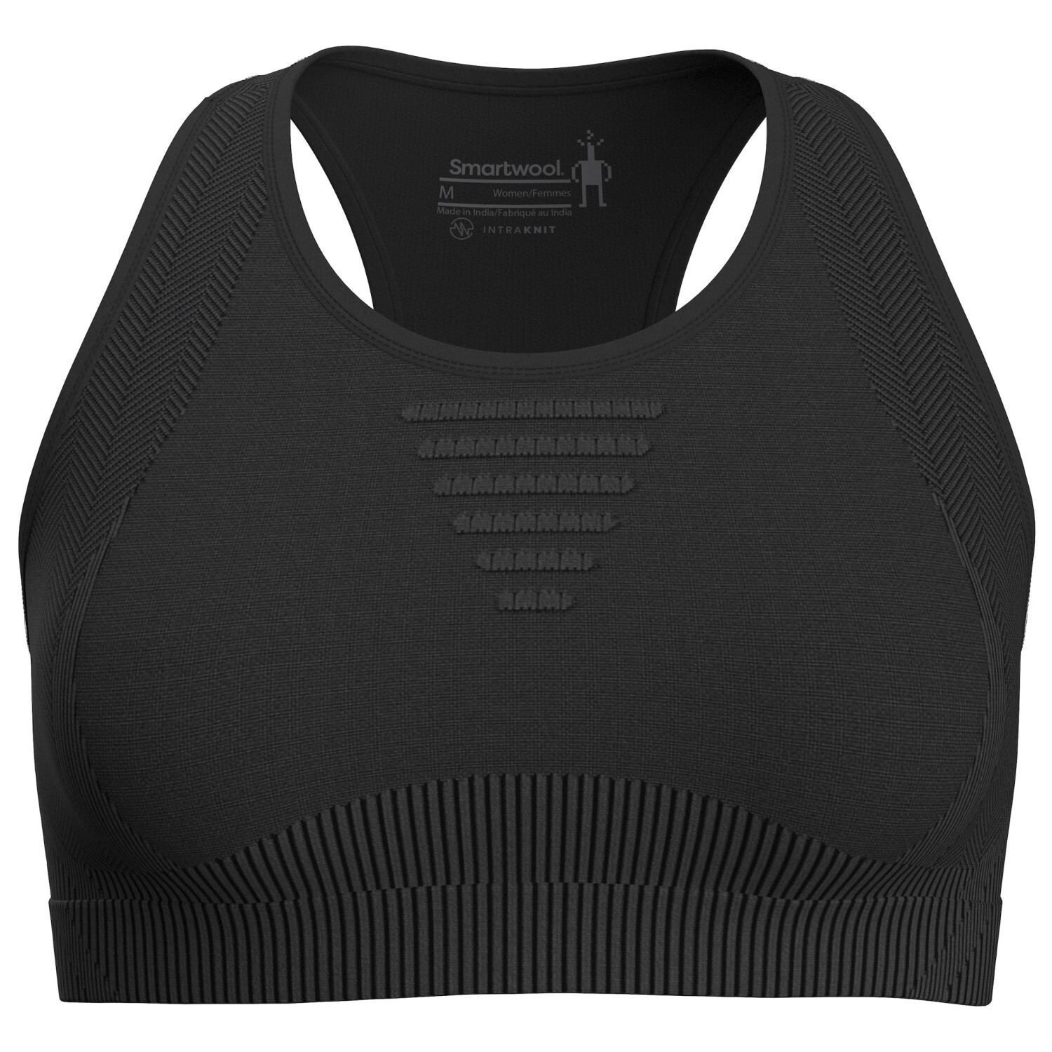 Спортивный бюстгальтер Smartwool Women's Intraknit Racerback Bra, цвет Black Heather II
Спортивный бюстгальтер Smartwool Women's Intraknit Racerback Bra, цвет Black Heather II