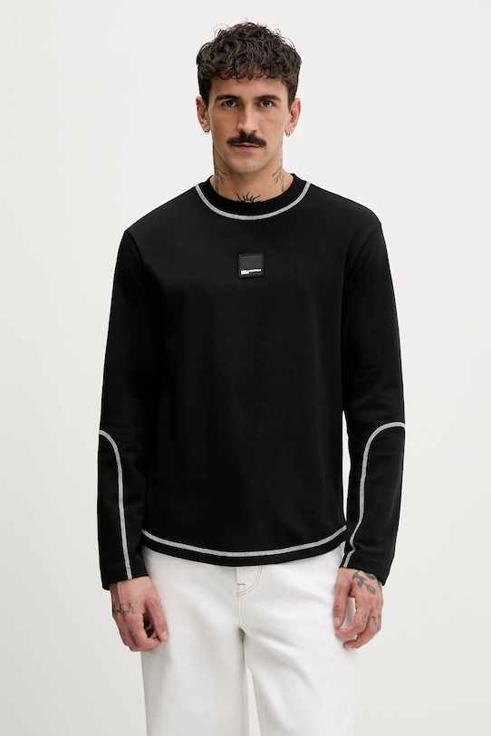 Хлопковый лонгслив Karl Lagerfeld Jeans, черный
Хлопковый лонгслив Karl Lagerfeld Jeans, черный