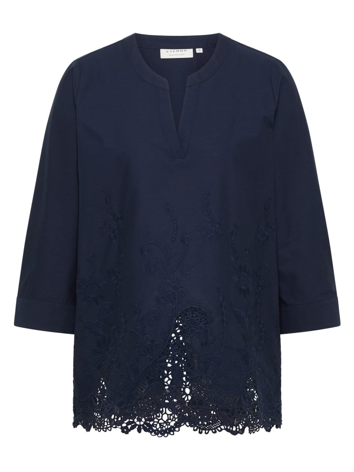 Свободная блузка темно-синего цвета Eterna
Свободная блузка темно-синего цвета Eterna