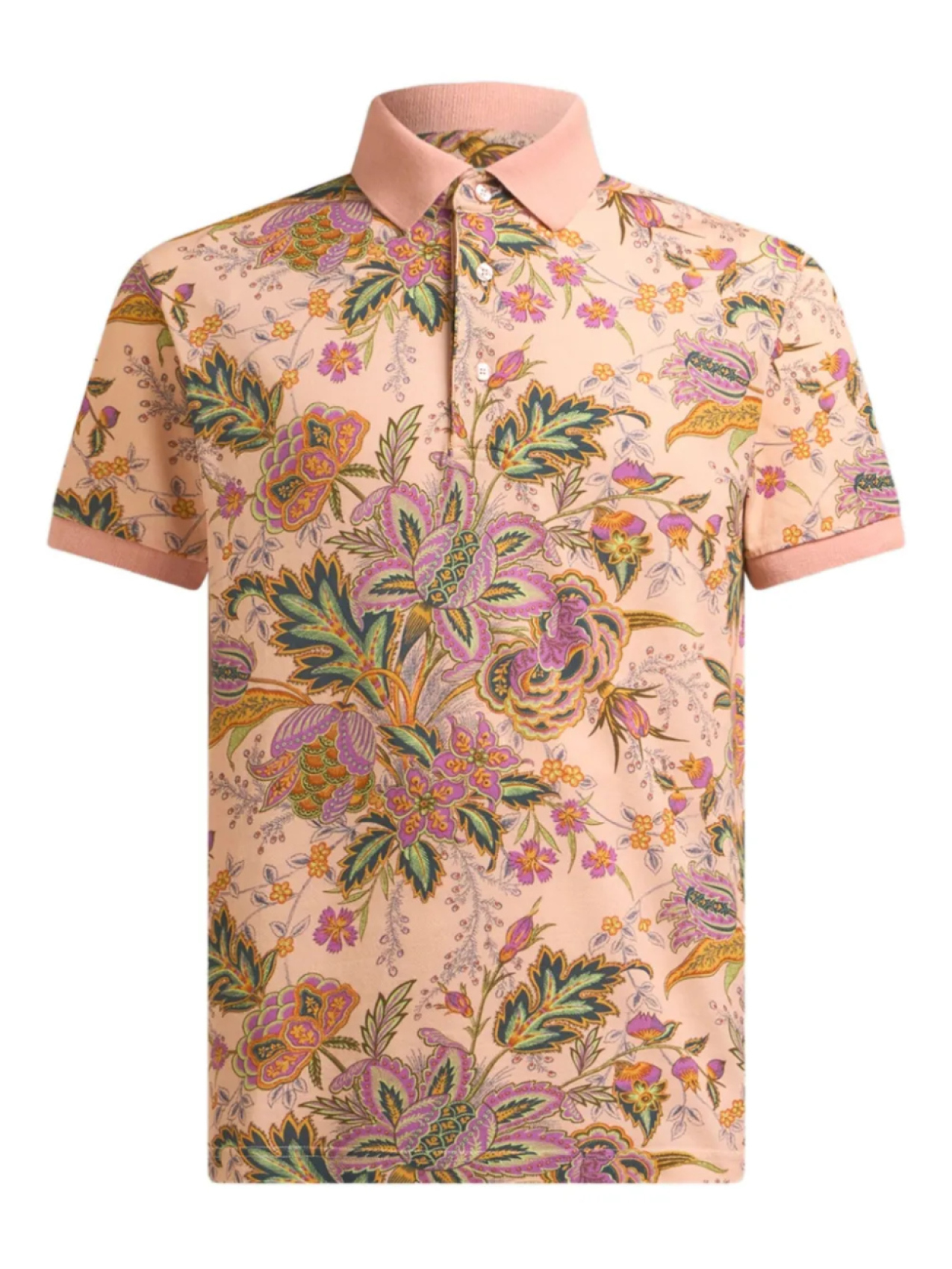 Футболка-поло из хлопка с принтом ETRO, розовый
Футболка-поло из хлопка с принтом ETRO, розовый