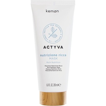 Kemon Actyva Nutrizione Ricca Mask Velian Интенсивная питательная маска для очень сухих волос 200 мл
Kemon Actyva Nutrizione Ricca Mask Velian Интенсивная питательная маска для очень сухих волос 200 мл
