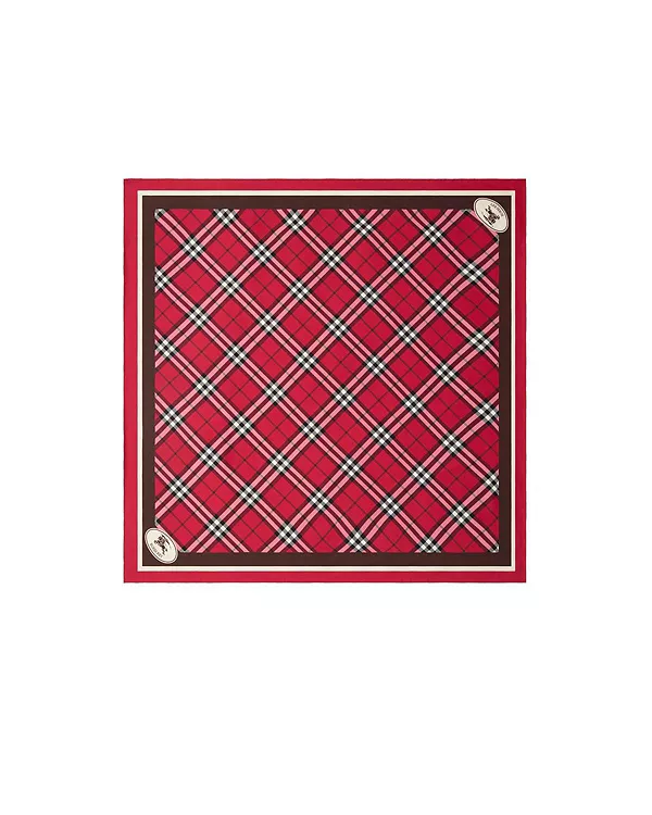 Шелковый шарф в клетку Burberry, красный
Шелковый шарф в клетку Burberry, красный