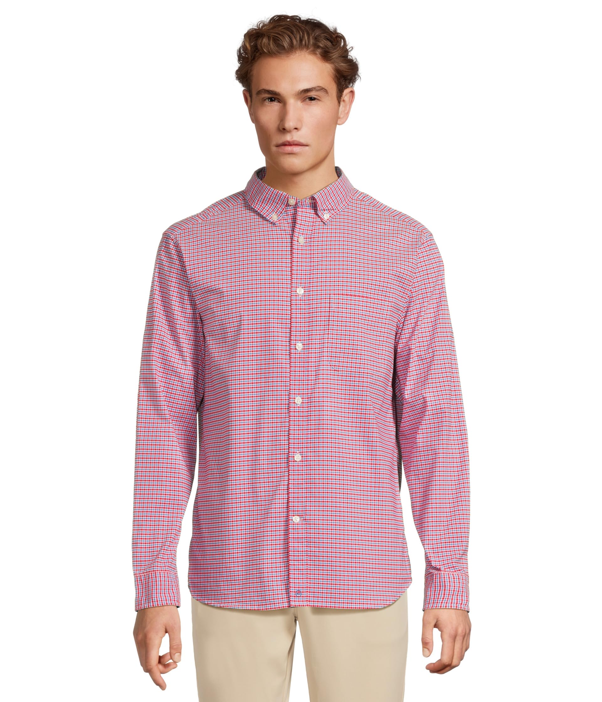 Рубашка Vineyard Vines Tradewind Check Performance Cotton Shirt, Lighthouse Red
Рубашка Vineyard Vines Tradewind Check Performance Cotton Shirt, Lighthouse Red