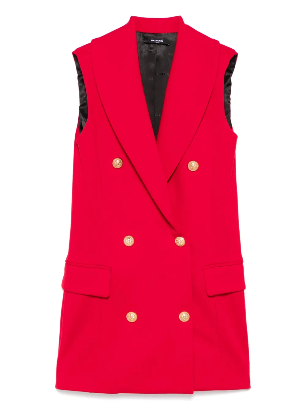 Платье с пуговицами Balmain Kids, красный
Платье с пуговицами Balmain Kids, красный