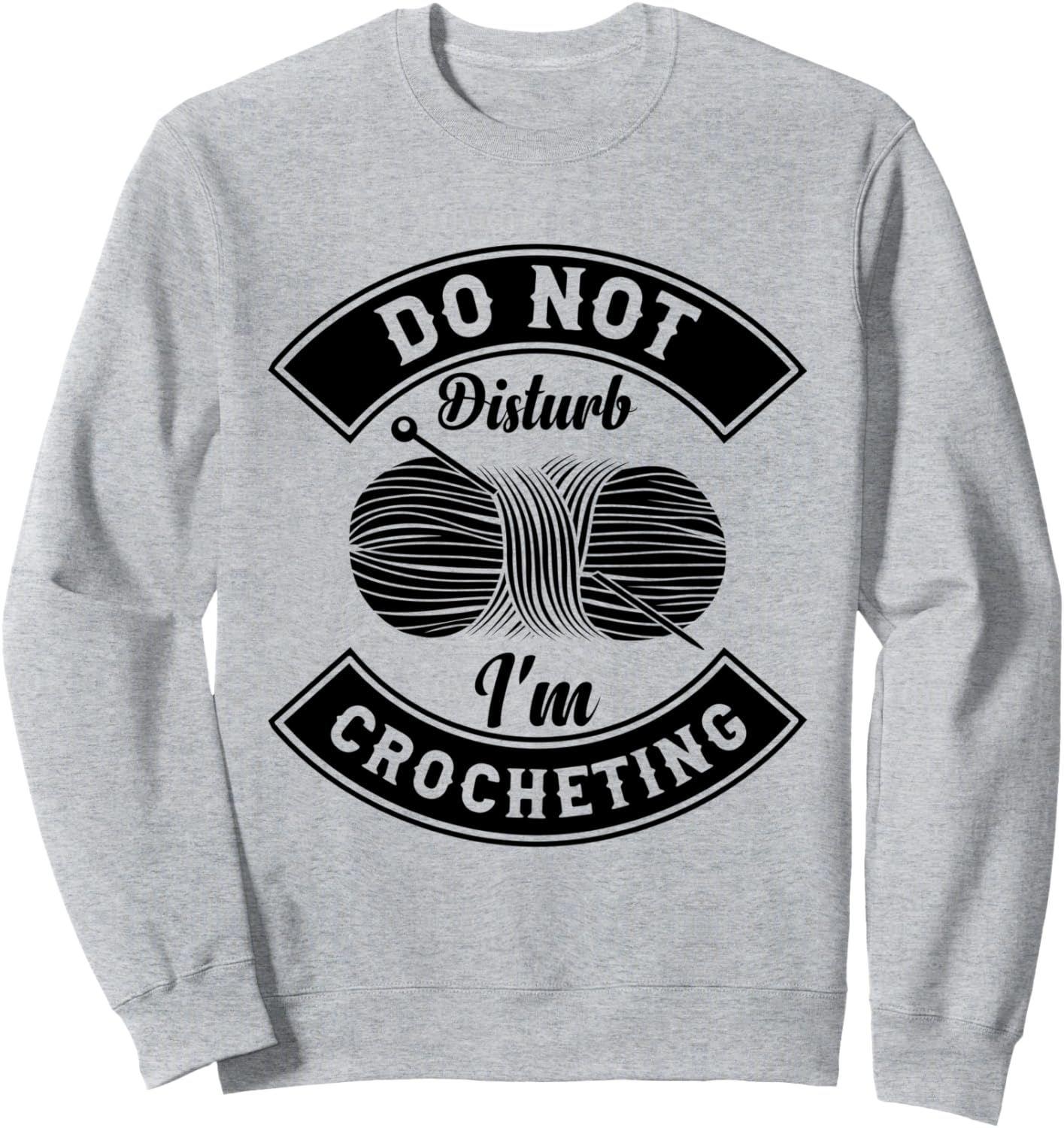 Не беспокойте меня, я вяжу крючком - Забавная вязаная толстовка Crochet Crocheting Quotes, серый
Не беспокойте меня, я вяжу крючком - Забавная вязаная толстовка Crochet Crocheting Quotes, серый
