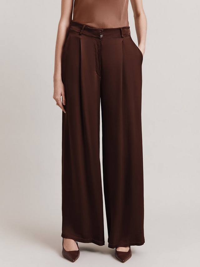 Атласные брюки nancy с широкими штанинами в складку спереди Ghost, темно-коричневый
Атласные брюки nancy с широкими штанинами в складку спереди Ghost, темно-коричневый