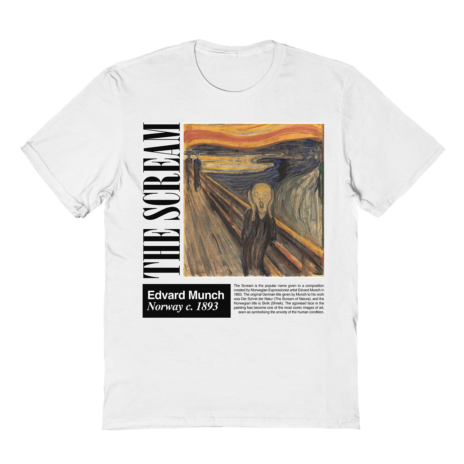 Мужская футболка Edward Munch Scream Licensed Character
Мужская футболка Edward Munch Scream Licensed Character