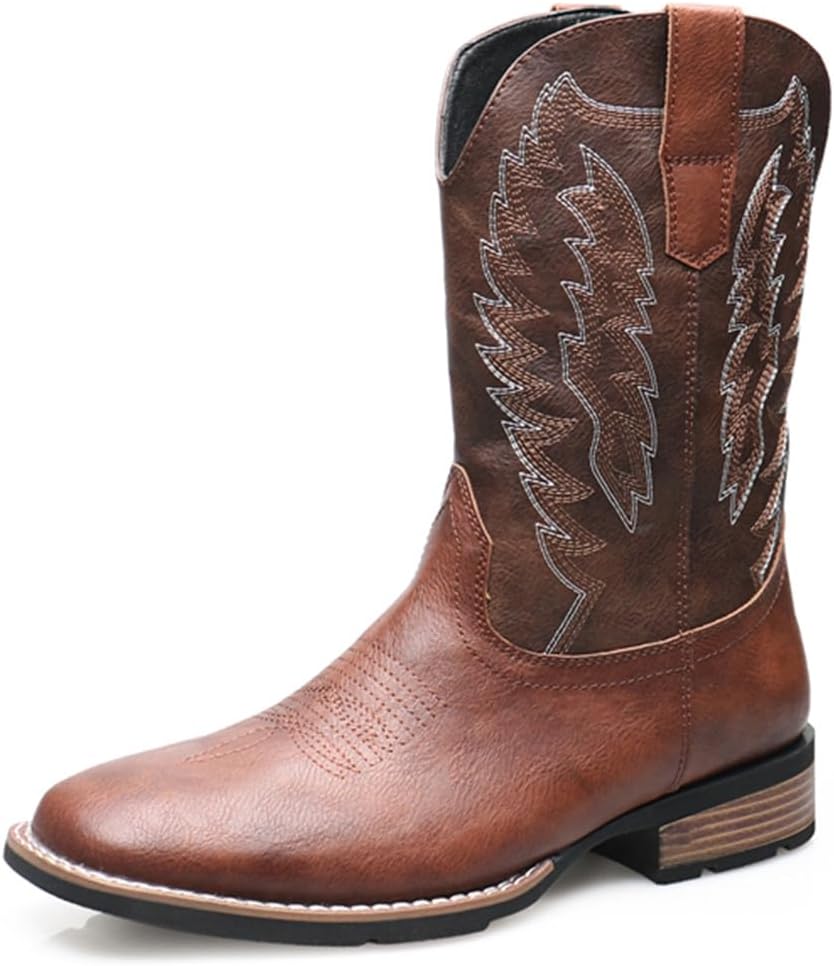 Ковбойские сапоги для мужчин Традиционные мужские классические вышитые с квадратным носком вестерн-сапоги - ковбойские сапоги для мужчин Abborora, коричневый
Ковбойские сапоги для мужчин Традиционные мужские классические вышитые с квадратным носком вестерн-сапоги - ковбойские сапоги для мужчин Abborora, коричневый