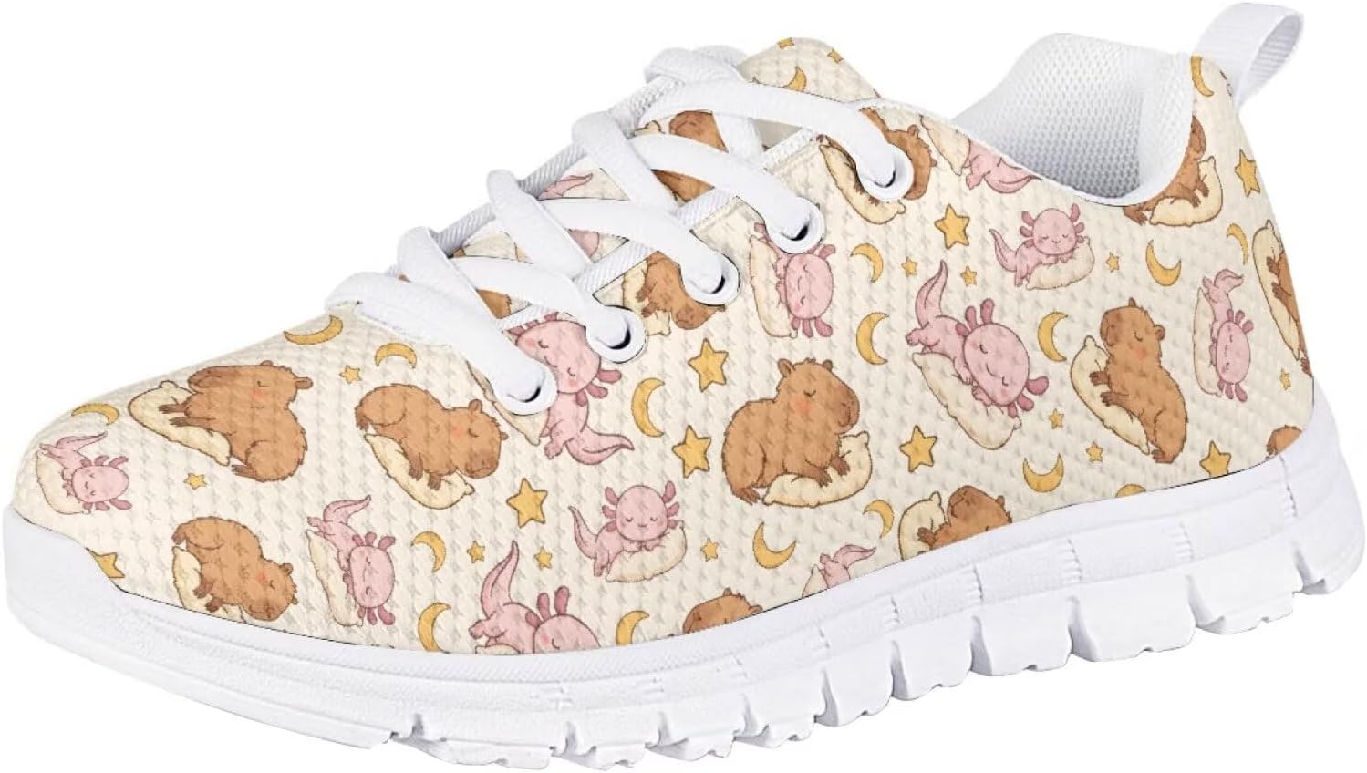 Кроссовки Jeiento для детей мальчиков и девочек, для бега и тенниса, дышащие спортивные кроссовки, размеры для малышей, маленьких и больших детей, Moon Stars Cartoon Capybara
Кроссовки Jeiento для детей мальчиков и девочек, для бега и тенниса, дышащие спортивные кроссовки, размеры для малышей, маленьких и больших детей, Moon Stars Cartoon Capybara