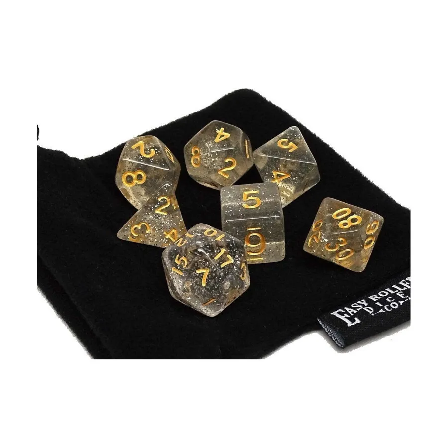 Прозрачная полупрозрачная галактика с золотом (7), Dice - 7 Piece Poly Sets - Galaxy/Stardust (Easy Roller Dice)
Прозрачная полупрозрачная галактика с золотом (7), Dice - 7 Piece Poly Sets - Galaxy/Stardust (Easy Roller Dice)