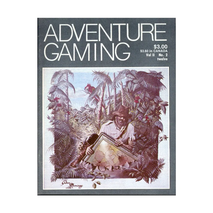Журнал #12 "Oregon Trail Variant, Traveller, RuneQuest", Adventure Gaming Magazine
Журнал #12 "Oregon Trail Variant, Traveller, RuneQuest", Adventure Gaming Magazine