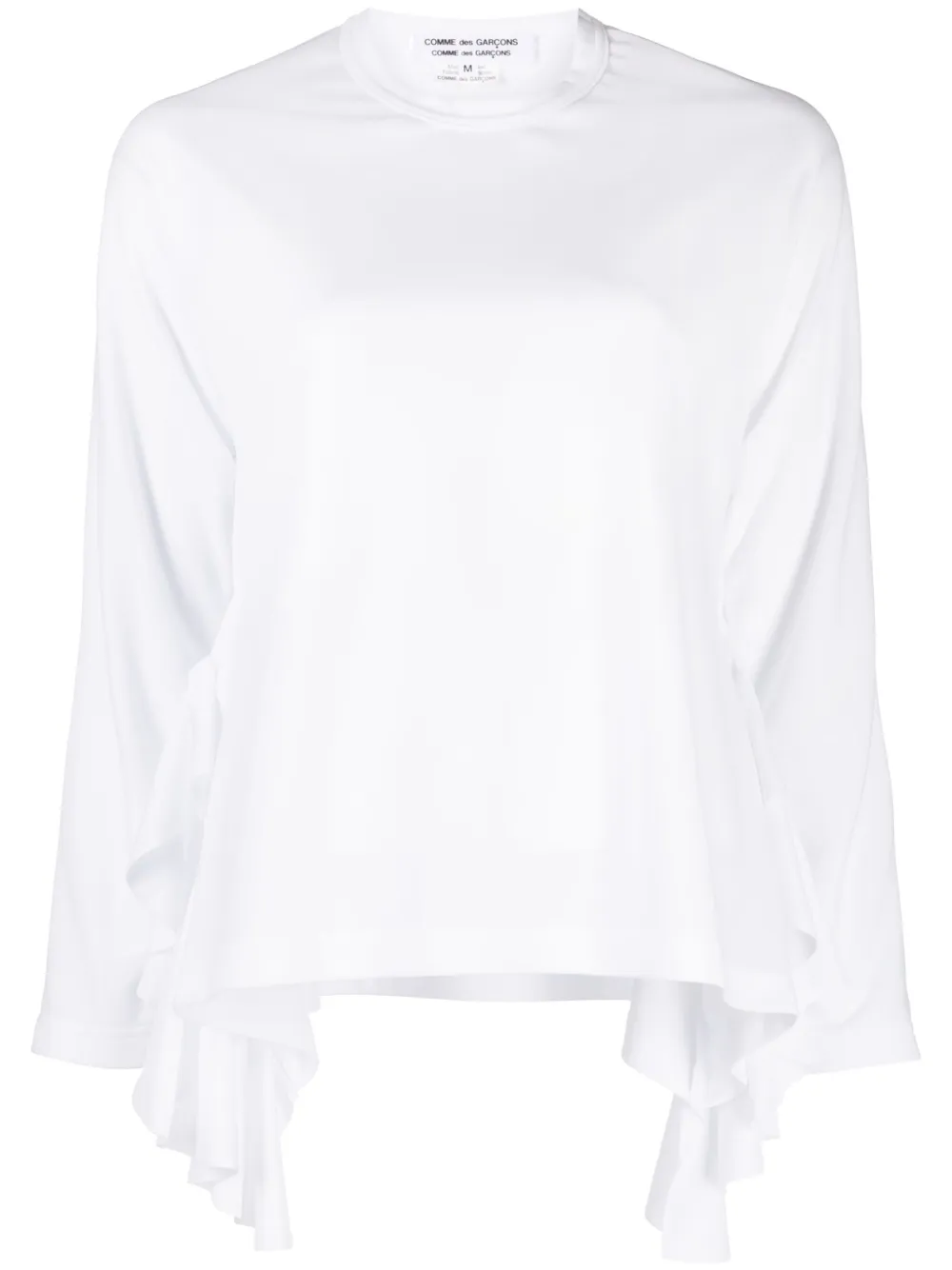 Топ с длинными рукавами и драпировкой Comme Des Garçons Comme Des Garçons, белый
Топ с длинными рукавами и драпировкой Comme Des Garçons Comme Des Garçons, белый