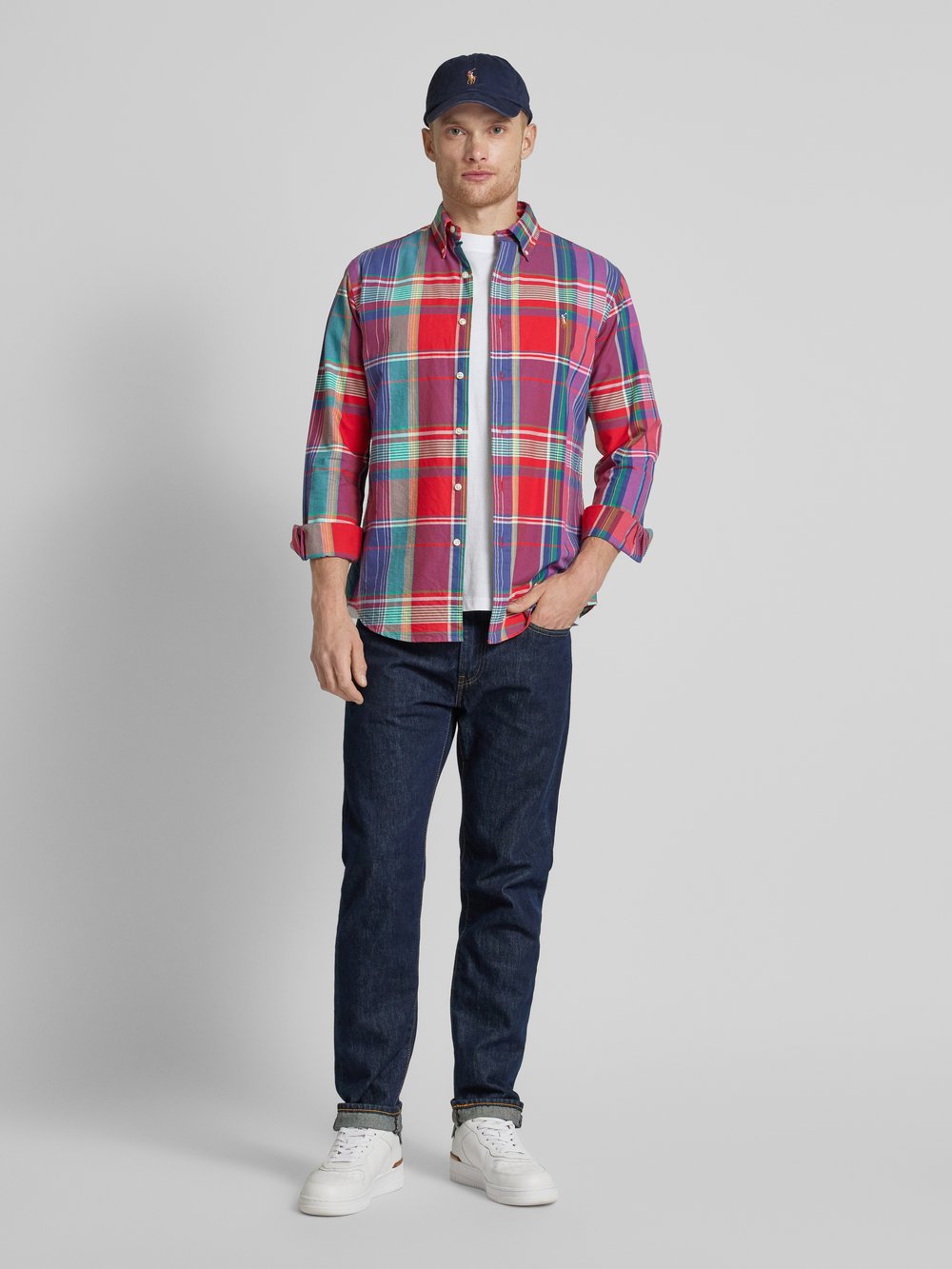 Повседневная рубашка Custom Fit с воротником на пуговицах Polo Ralph Lauren, красный
Повседневная рубашка Custom Fit с воротником на пуговицах Polo Ralph Lauren, красный