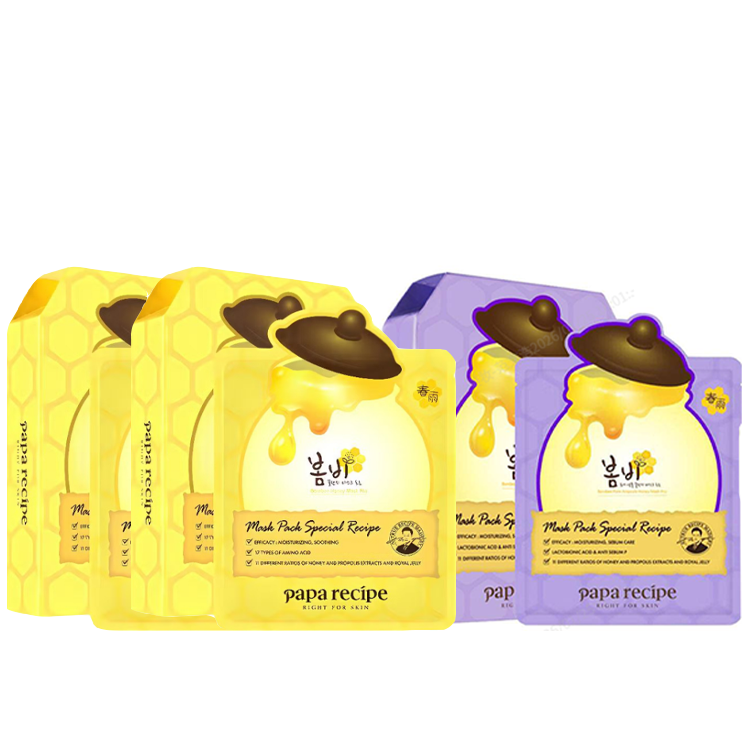 Papa Recipe Yellow Purple Spring Rain Mel Set увлажняющие маски для лица 25 г/шт * 10 шт/коробка * 2
Papa Recipe Yellow Purple Spring Rain Mel Set увлажняющие маски для лица 25 г/шт * 10 шт/коробка * 2