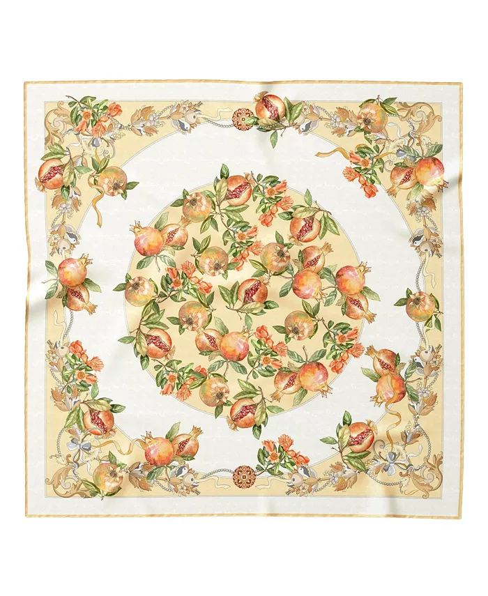 Мелограно - Женский шейный платок из шелка ручной работы Elizabetta, золотой
Мелограно - Женский шейный платок из шелка ручной работы Elizabetta, золотой