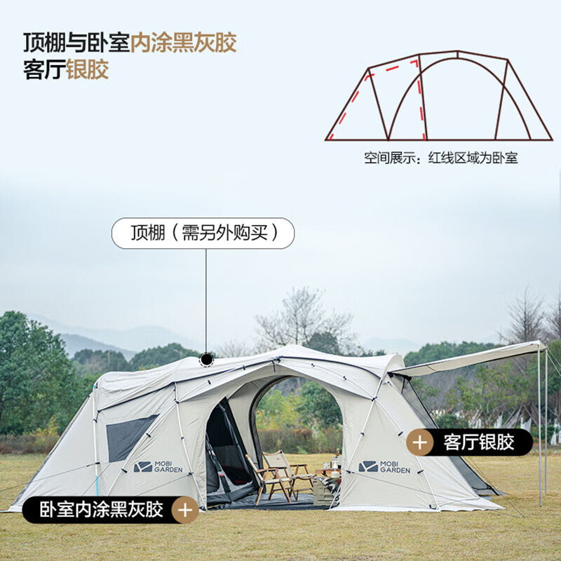 Mobi Garden палатка-туннель, уличная ветрозащитная и утолщенная непромокаемая и солнцезащитная палатка, большое пространство для отдыха, звездное небо 300
Mobi Garden палатка-туннель, уличная ветрозащитная и утолщенная непромокаемая и солнцезащитная палатка, большое пространство для отдыха, звездное небо 300