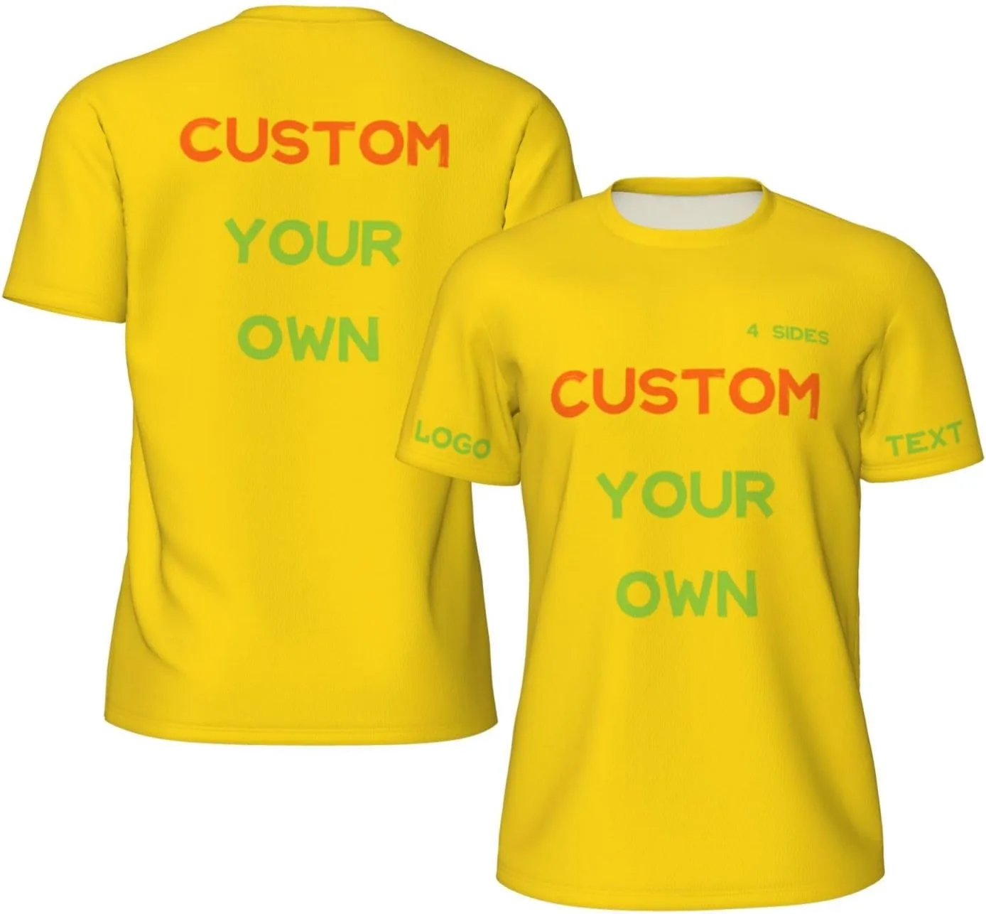 Футболка Custom с принтом на 4 сторонах для мужчин
Футболка Custom с принтом на 4 сторонах для мужчин