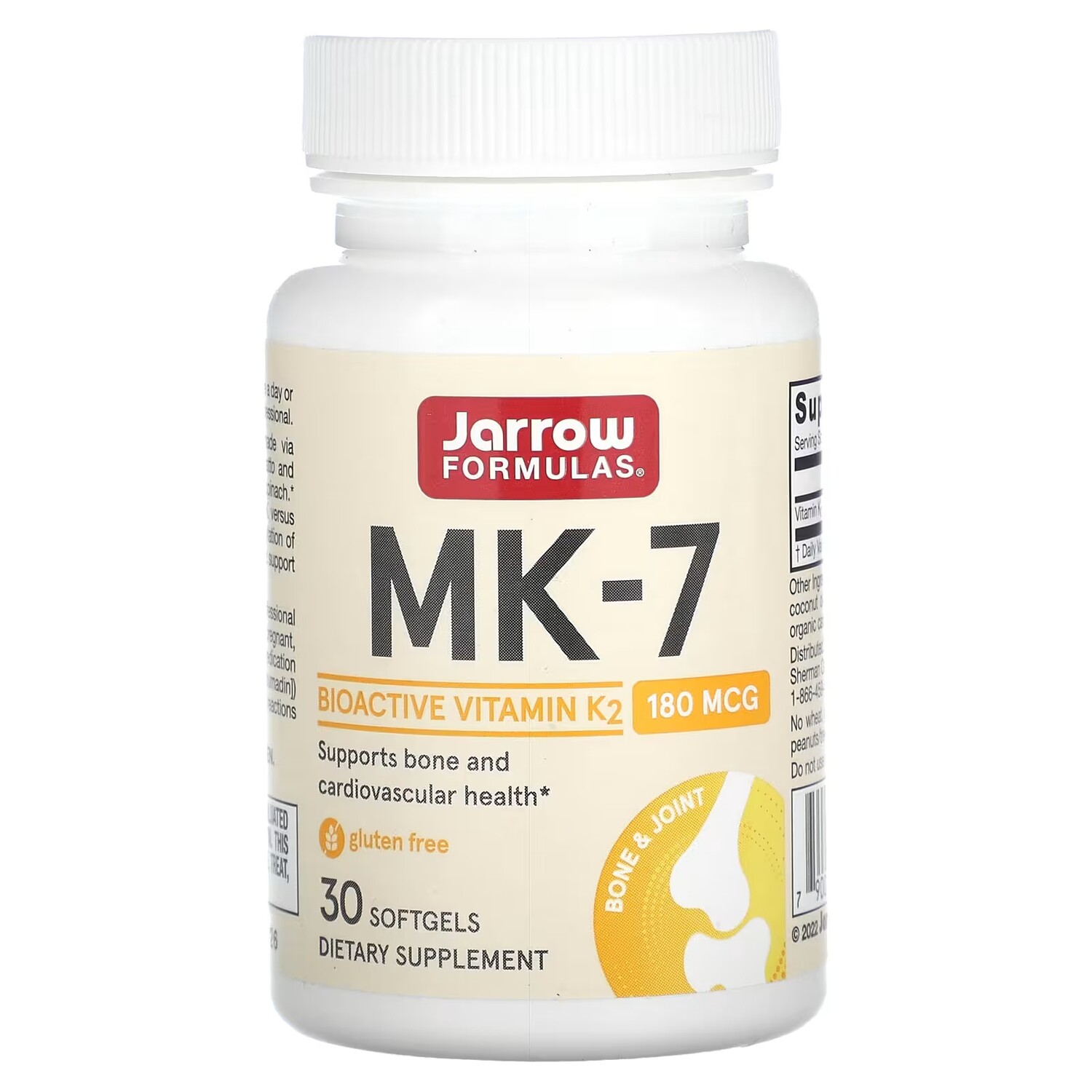 Витамин К2 Jarrow Formulas MK-7 180 мкг, 30 таблеток
Витамин К2 Jarrow Formulas MK-7 180 мкг, 30 таблеток