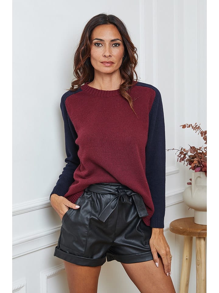 So Cachemire Свитер "Kaleis" бордового/темно-синего цвета
So Cachemire Свитер "Kaleis" бордового/темно-синего цвета