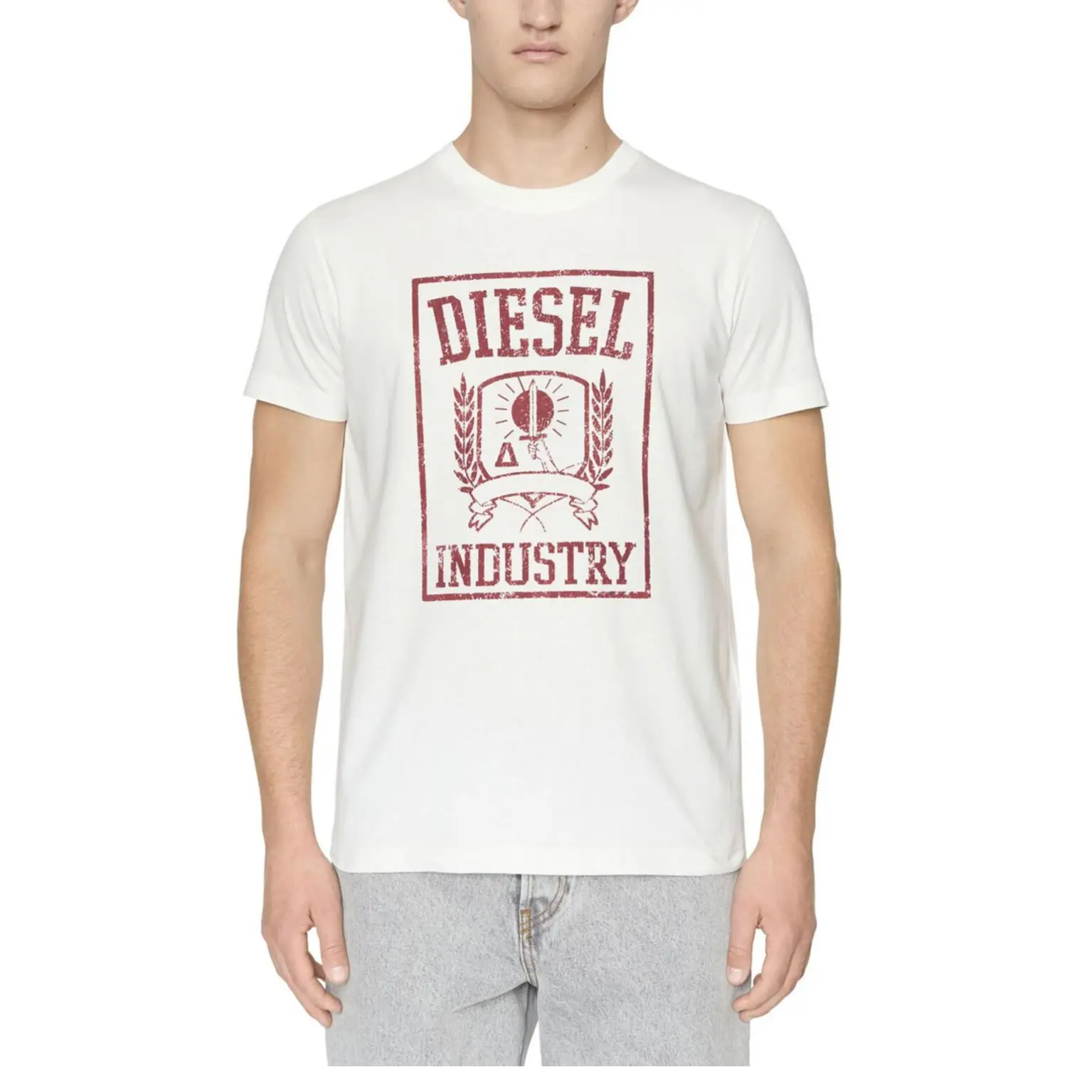 DIESEL Футболка мужская белая, Белый, DIESEL Футболка мужская белая
DIESEL Футболка мужская белая, Белый, DIESEL Футболка мужская белая