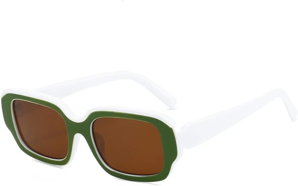 Солнцезащитные очки с защитой от УФ-излучения UV400 | Легкая оправа в стиле панк | Линзы конфетных цветов | Для женщин и мужчин | Для занятий спортом на открытом воздухе и вождения DSVIGF, Green White Tea
Солнцезащитные очки с защитой от УФ-излучения UV400 | Легкая оправа в стиле панк | Линзы конфетных цветов | Для женщин и мужчин | Для занятий спортом на открытом воздухе и вождения DSVIGF, Green White Tea