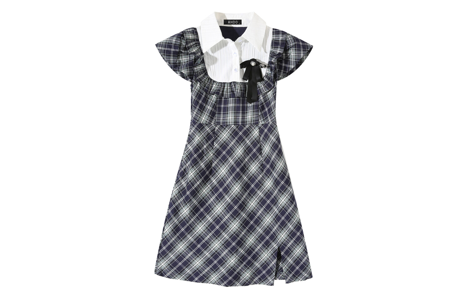 AHDO Женское платье с короткими рукавами, Синий
AHDO Женское платье с короткими рукавами, Синий