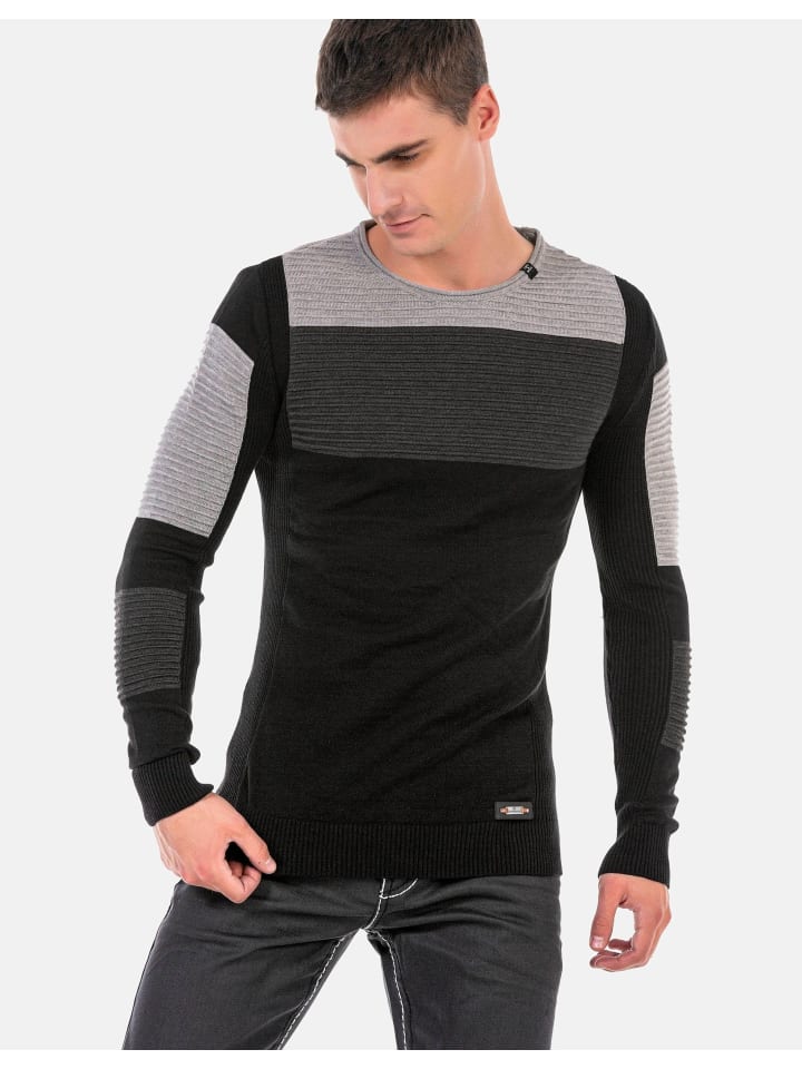 Пуловер Cipo & Baxx, цвет black-anthracite
Пуловер Cipo & Baxx, цвет black-anthracite