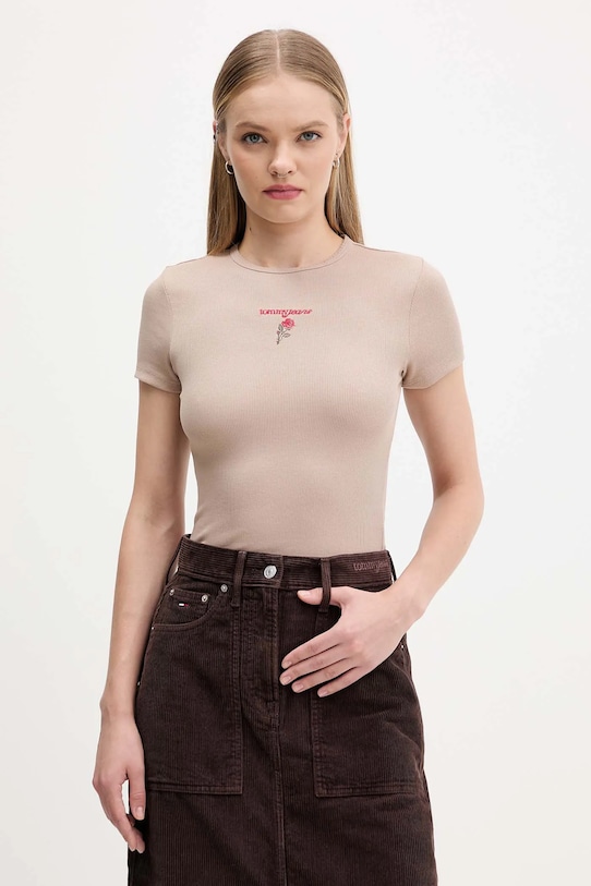Футболка Tommy Jeans, бежевый
Футболка Tommy Jeans, бежевый