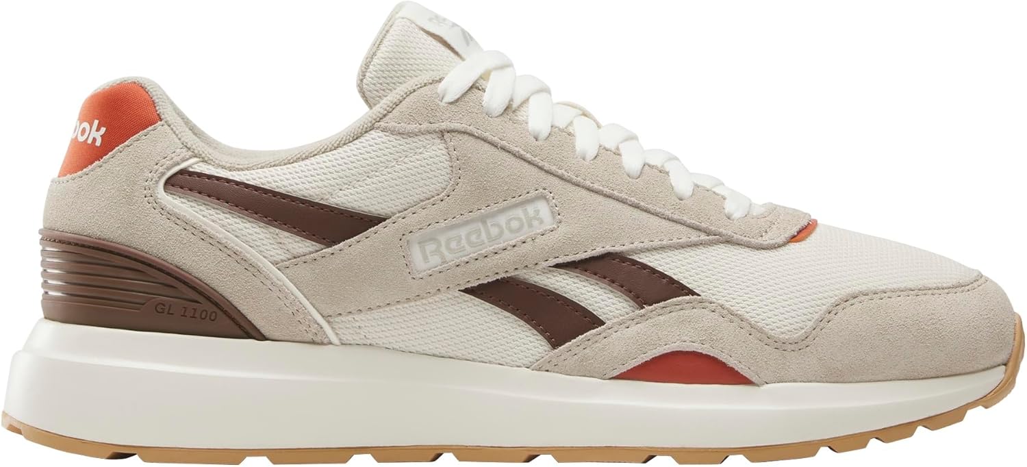 Кроссовки Reebok Unisex-Adult Gl1100, коричневый/бежевый/песочный
Кроссовки Reebok Unisex-Adult Gl1100, коричневый/бежевый/песочный