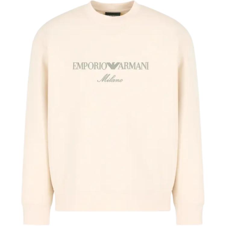 Свитшот с вышитым логотипом EMPORIO ARMANI, белый
Свитшот с вышитым логотипом EMPORIO ARMANI, белый
