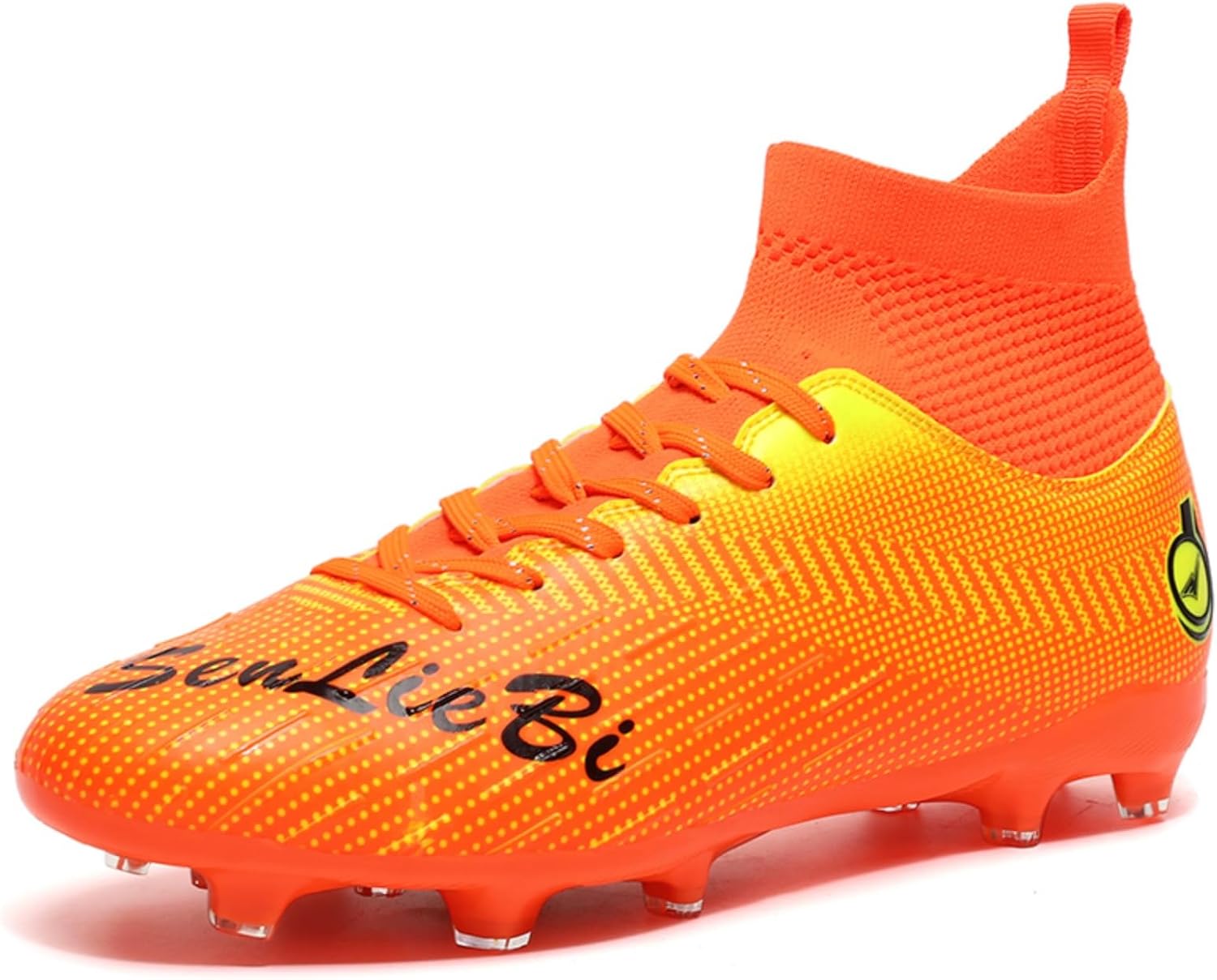 Мужские футбольные бутсы с высокой посадкой, спортивные кроссовки для футбола, профессиональные тренировочные кроссовки для атлетики и лакросса Netehadi, оранжевый
Мужские футбольные бутсы с высокой посадкой, спортивные кроссовки для футбола, профессиональные тренировочные кроссовки для атлетики и лакросса Netehadi, оранжевый