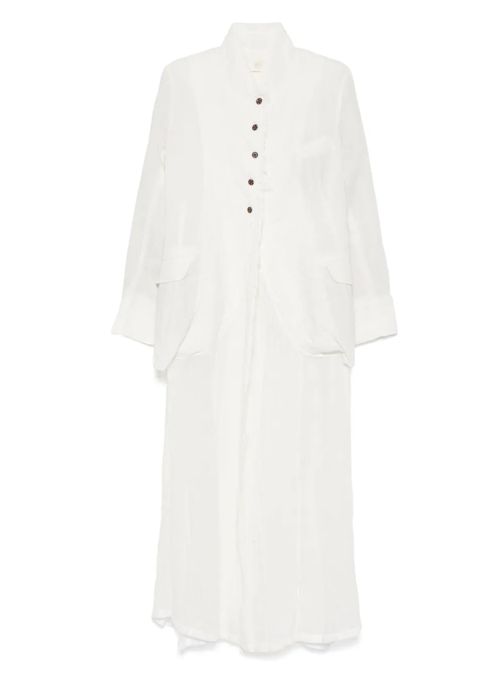 Фактурное пальто Marc Le Bihan, белый 
Фактурное пальто Marc Le Bihan, белый