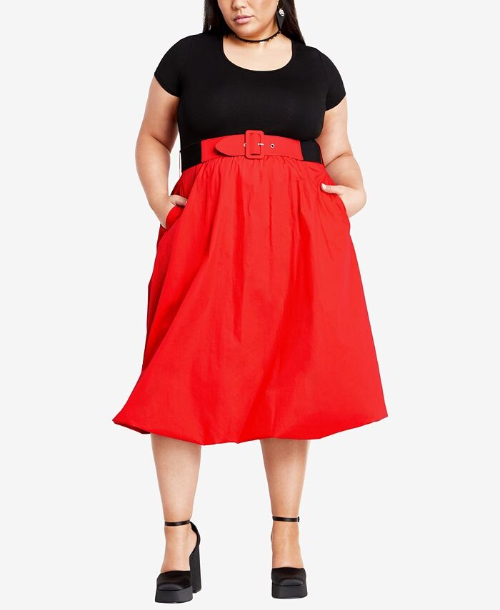 Модное платье миди Paris Days больших размеров City Chic, мультиколор
Модное платье миди Paris Days больших размеров City Chic, мультиколор