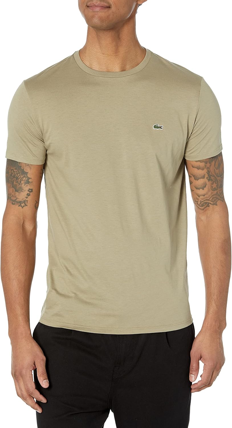 Мужская футболка Lacoste с коротким рукавом и круглым вырезом из джерси Pima, Lion
Мужская футболка Lacoste с коротким рукавом и круглым вырезом из джерси Pima, Lion