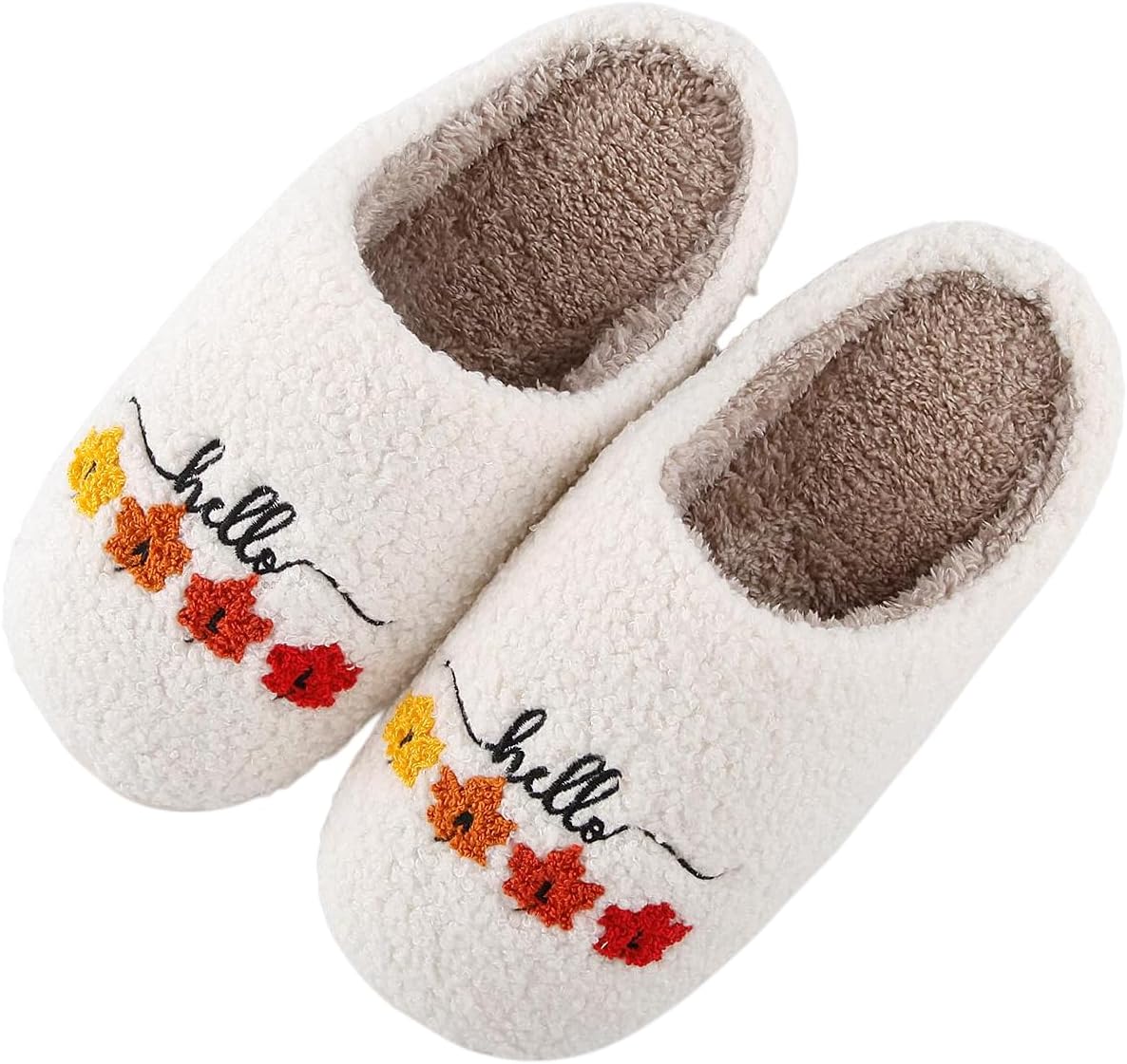 Рождественские тапочки с Санта-Клаусом и оленями - мягкие плюшевые уютные домашние тапочки для женщин и мужчин, для дома и улицы Qubuwalk, Leaves
Рождественские тапочки с Санта-Клаусом и оленями - мягкие плюшевые уютные домашние тапочки для женщин и мужчин, для дома и улицы Qubuwalk, Leaves