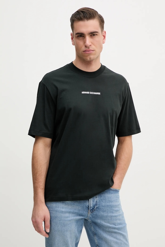 Хлопковая футболка Armani Exchange, зеленый
Хлопковая футболка Armani Exchange, зеленый