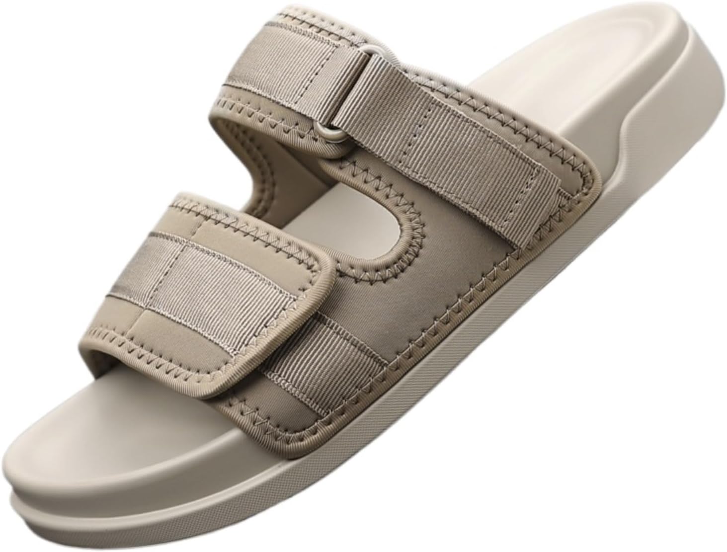 Мужские удобные шлепанцы, нескользящие водоотталкивающие сандалии с мягкой полиуретановой подошвой, пляжные повседневные слайдеры (черный/темно-бежевый, US 6.5-10.5) Azttoztto
Мужские удобные шлепанцы, нескользящие водоотталкивающие сандалии с мягкой полиуретановой подошвой, пляжные повседневные слайдеры (черный/темно-бежевый, US 6.5-10.5) Azttoztto