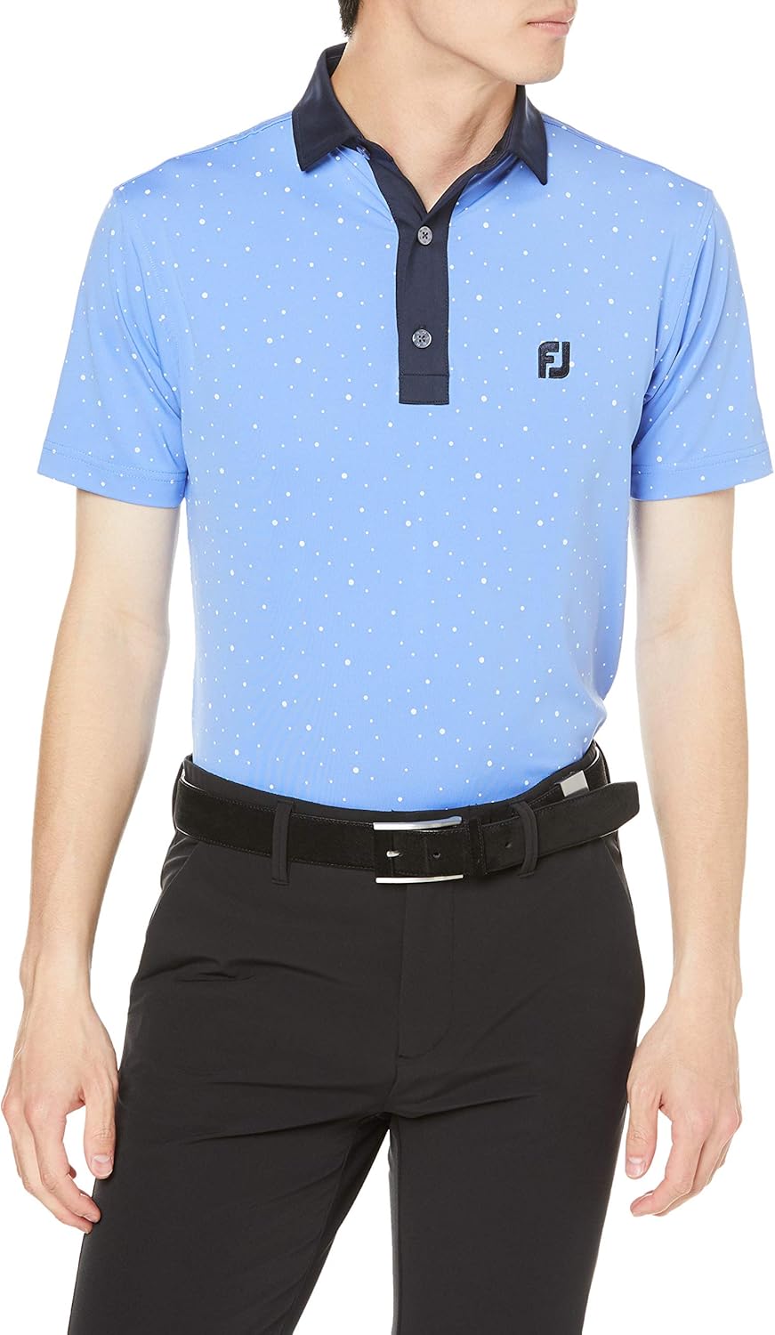 Мужская рубашка-поло FootJoy FJ-S21-S18, с охлаждающим эффектом и рисунком в горошек, голубой
Мужская рубашка-поло FootJoy FJ-S21-S18, с охлаждающим эффектом и рисунком в горошек, голубой