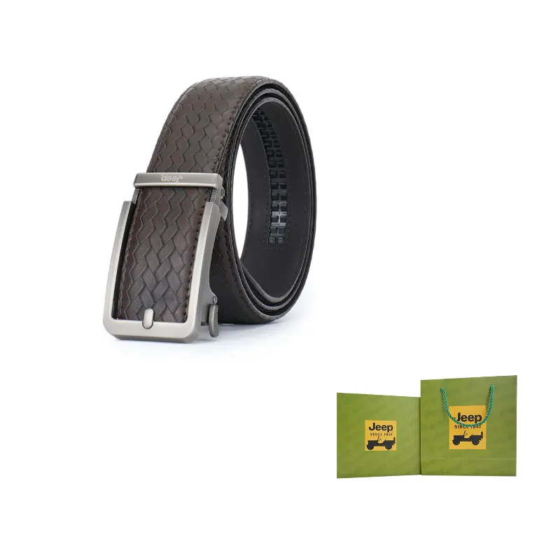 Мужской ремень из натуральной кожи коровы, ширина 3,5 см Jeep, fashion серебро+coffee woven pattern
Мужской ремень из натуральной кожи коровы, ширина 3,5 см Jeep, fashion серебро+coffee woven pattern